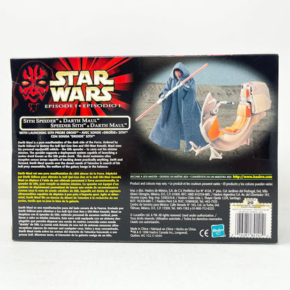Vintage Hasbro Star Wars Mid Ships Sith Speeder & Darth Maul - Hasbro Episode 1 (1998)