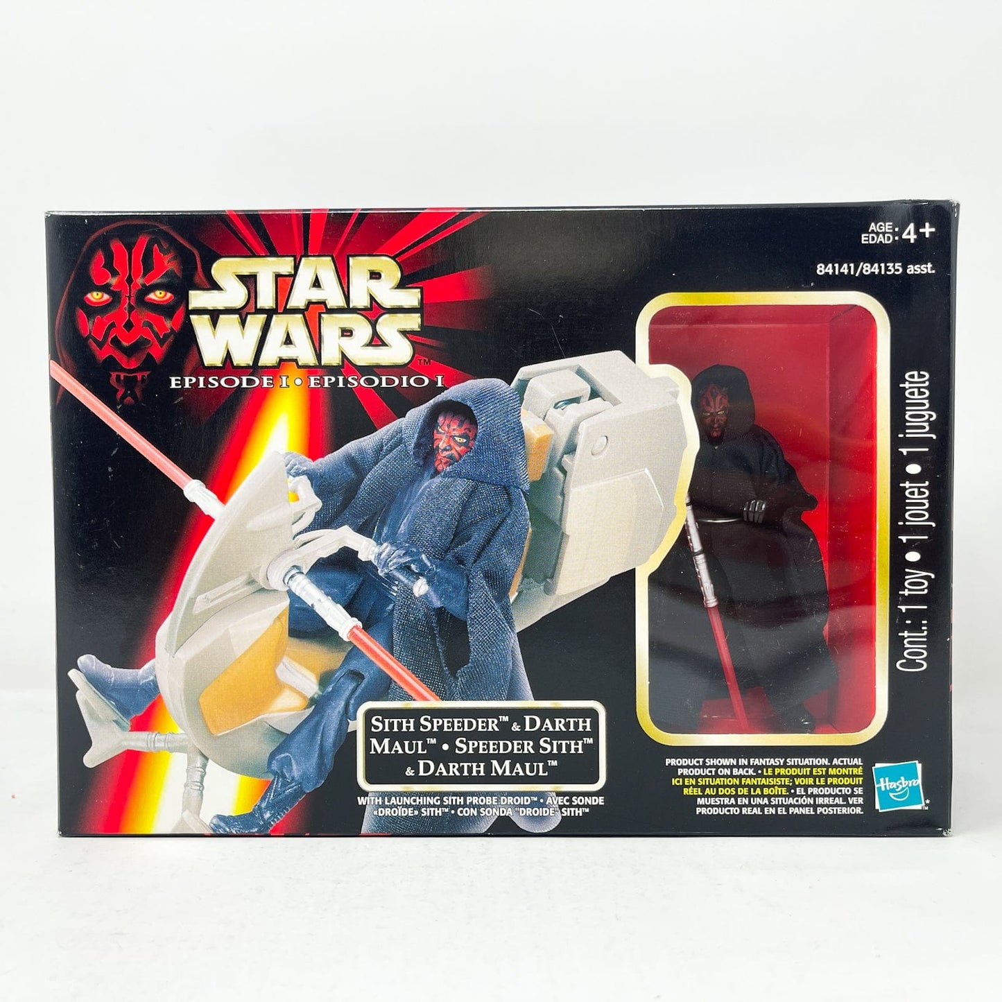 Vintage Hasbro Star Wars Mid Ships Sith Speeder & Darth Maul - Hasbro Episode 1 (1998)