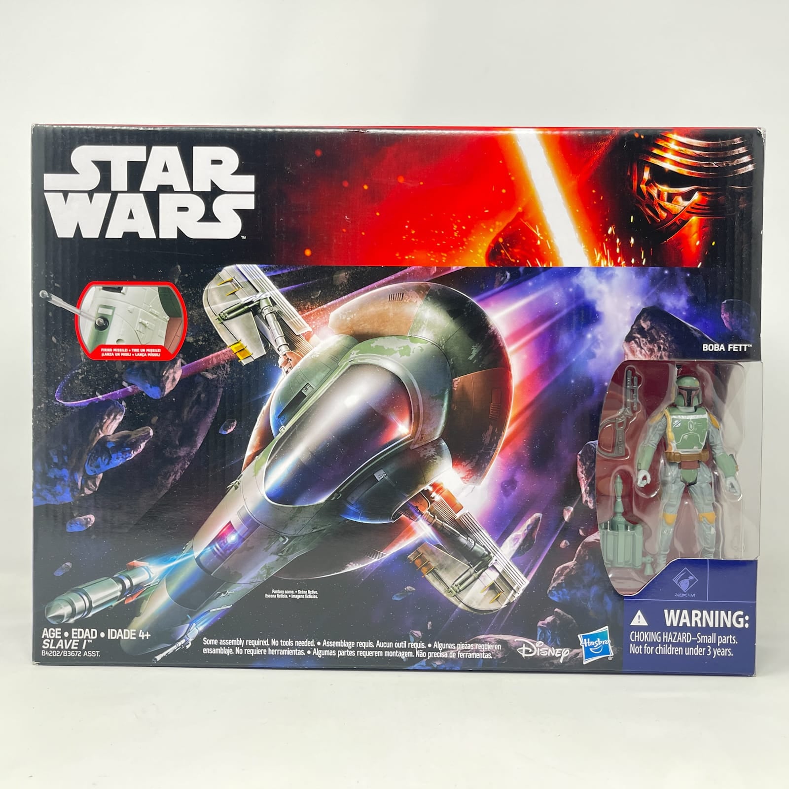Vintage Hasbro Star Wars Mid Ships Slave 1 with Boba Fett  (2015) - Hasbro TFA Series Star Wars Vehicle - MISB