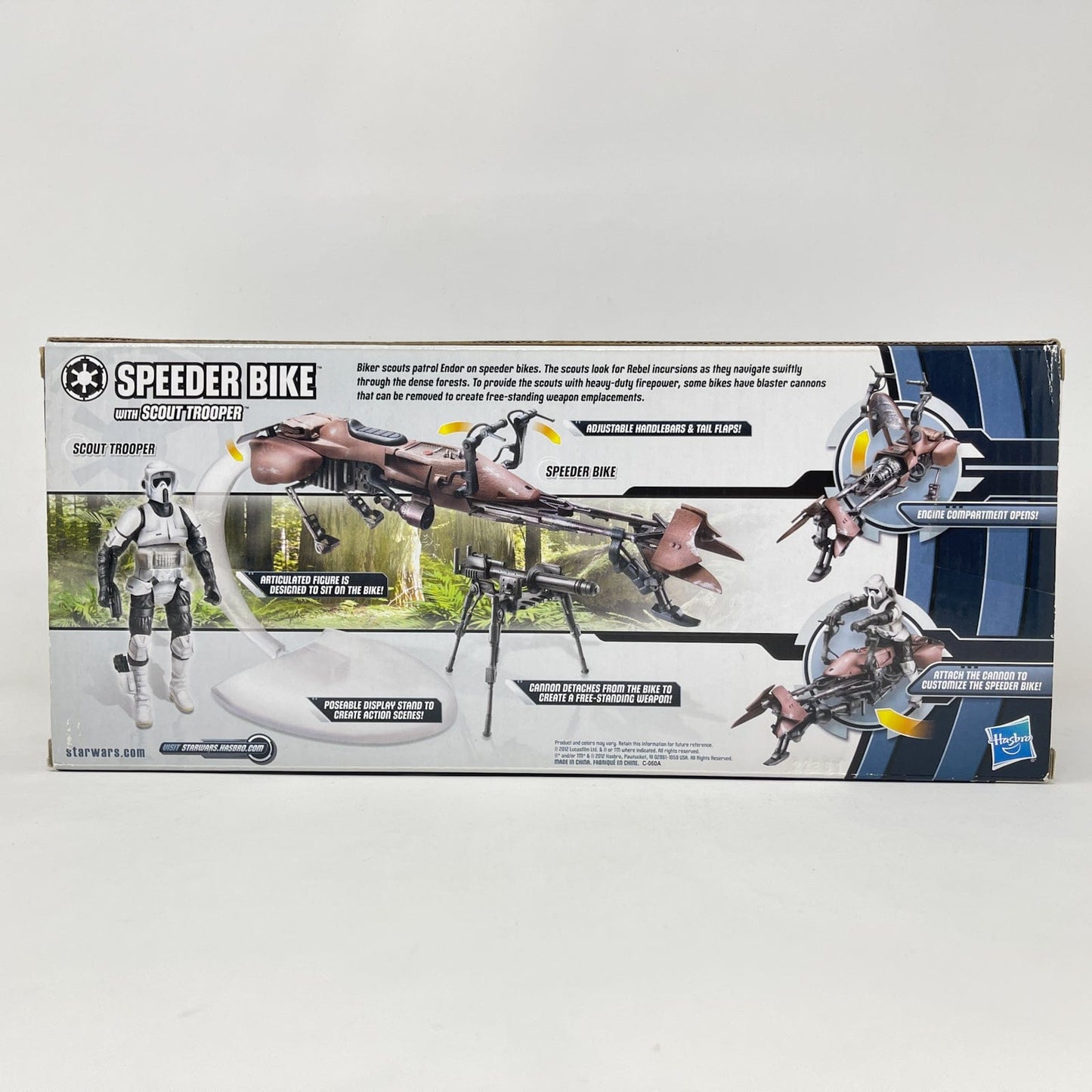 Vintage Hasbro Star Wars Mid Ships Speeder Bike with Scout Trooper – Hasbro Star Wars Movie Heroes (2013)