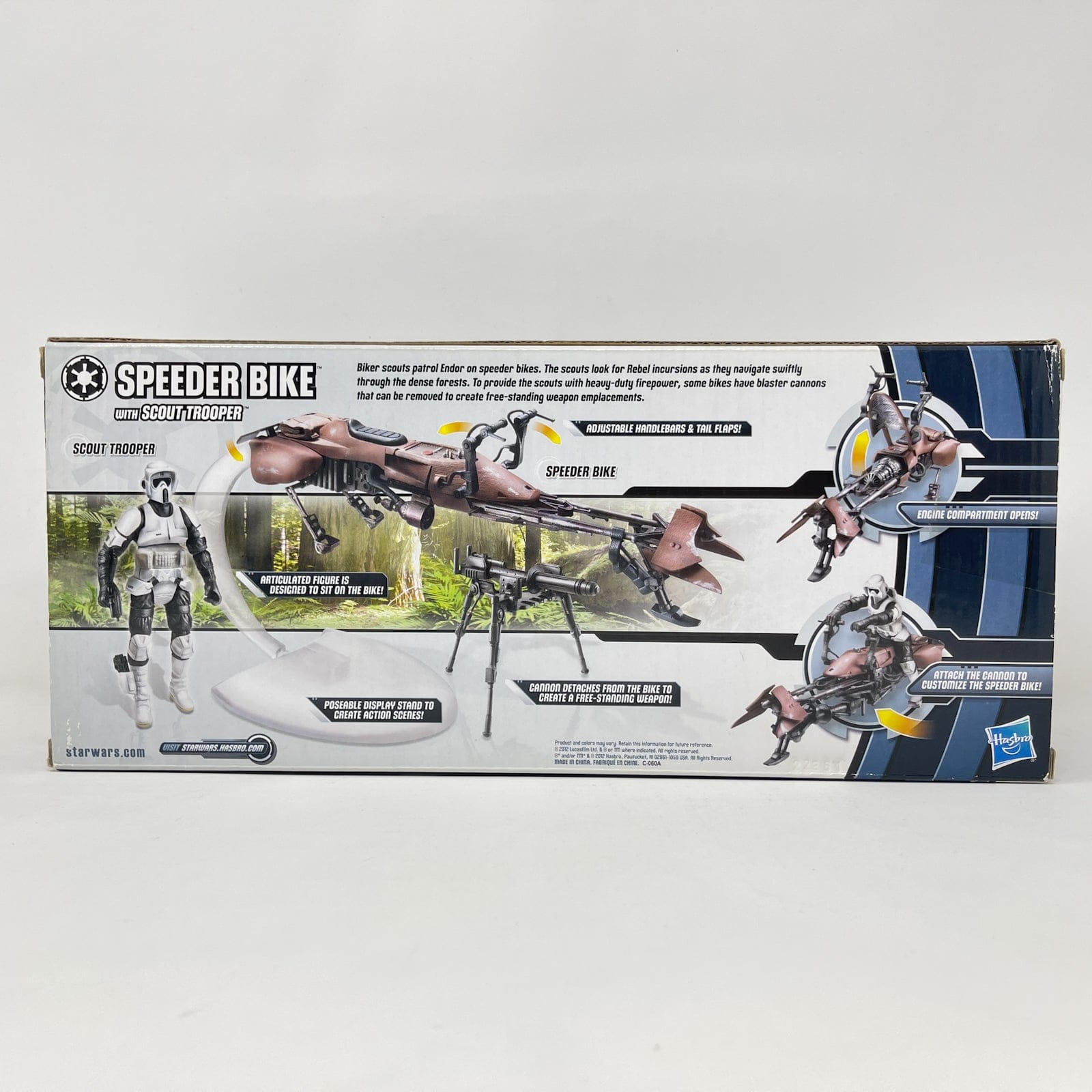 Vintage Hasbro Star Wars Mid Ships Speeder Bike with Scout Trooper – Hasbro Star Wars Movie Heroes (2013)