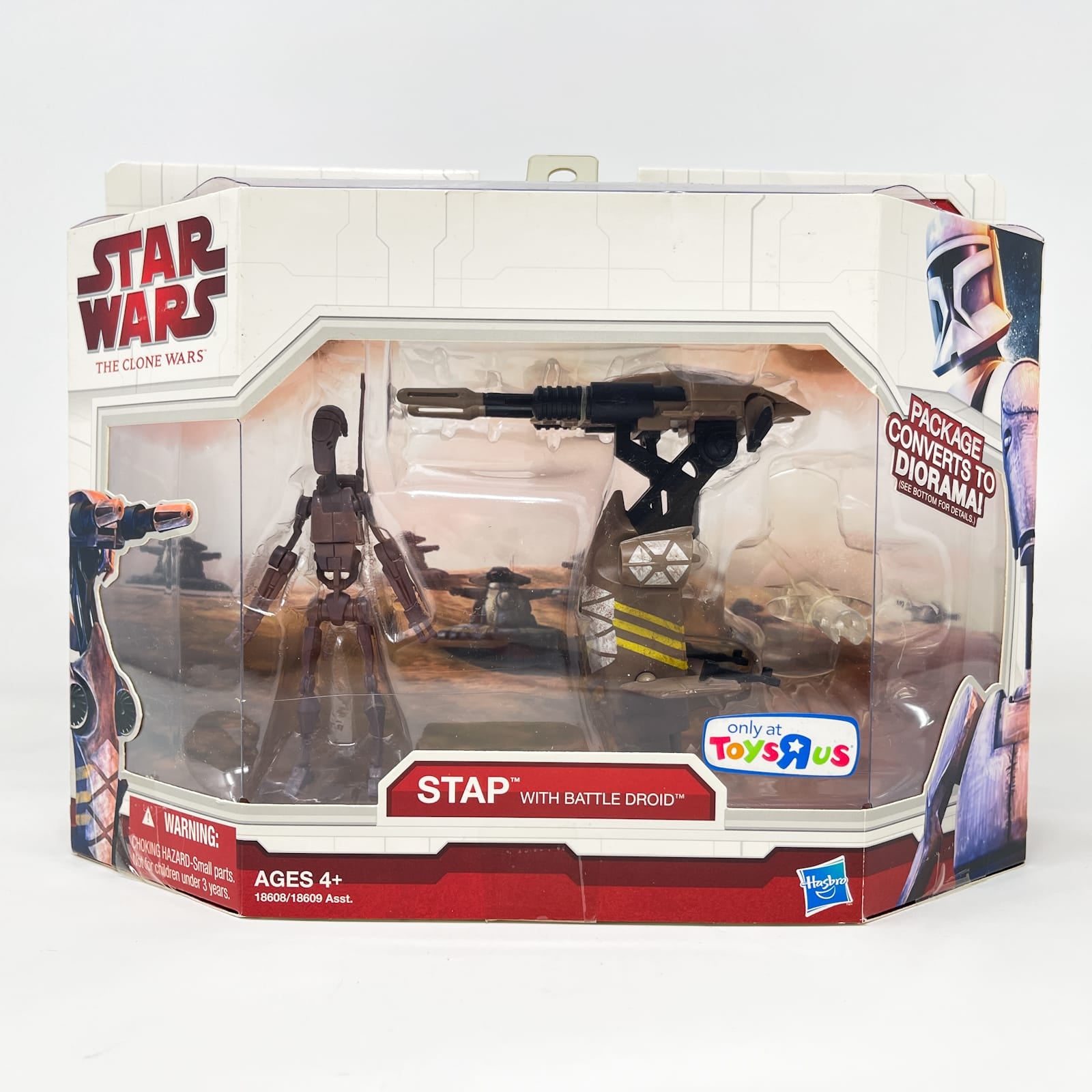 Vintage Hasbro Star Wars Mid Ships STAP with Battle Droid – Hasbro Star Wars The Clone Wars (2009)