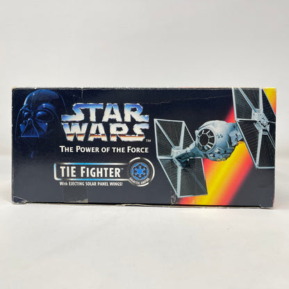 Vintage Hasbro Star Wars Mid Ships TIE Fighter (1995) - Kenner Power of the Force (Canadian Box) Vehicle - MIOP