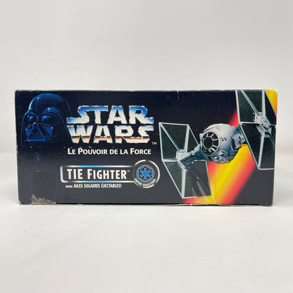 Vintage Hasbro Star Wars Mid Ships TIE Fighter (1995) - Kenner Power of the Force (Canadian Box) Vehicle - MIOP