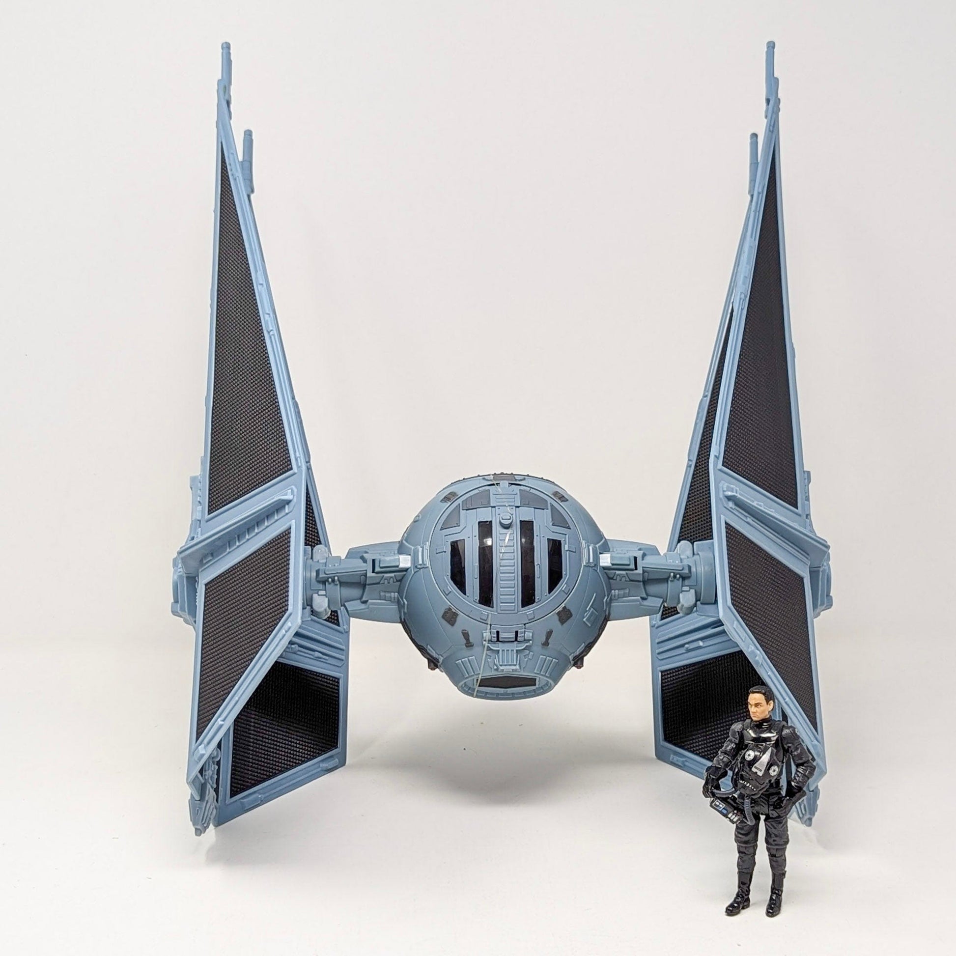 Vintage Hasbro Star Wars Mid Ships TIE Interceptor w/ TIE Pilot - 3.75" Hasbro The Legacy Collection Roys R Us Exclusive 2009