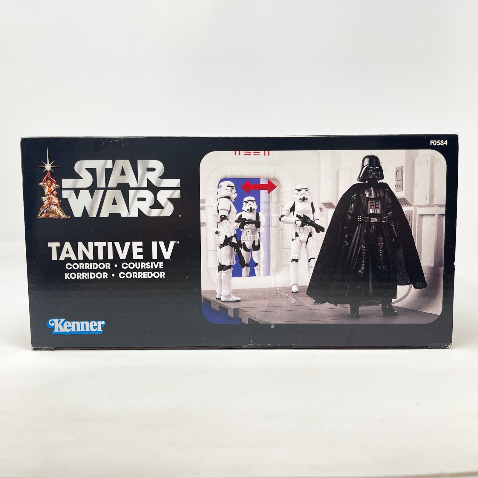 Vintage Hasbro Star Wars Mid Ships VC A New Hope Tantive IV Corridor w/ VC183 Rebel Fleet Trooper - Hasbro Star Wars Playset