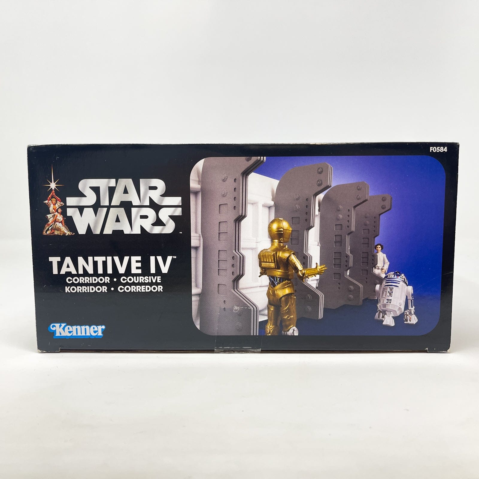 Vintage Hasbro Star Wars Mid Ships VC A New Hope Tantive IV Corridor w/ VC183 Rebel Fleet Trooper - Hasbro Star Wars Playset