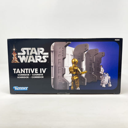 Vintage Hasbro Star Wars Mid Ships VC A New Hope Tantive IV Corridor w/ VC183 Rebel Fleet Trooper - Hasbro Star Wars Playset