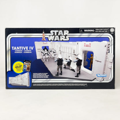 Vintage Hasbro Star Wars Mid Ships VC A New Hope Tantive IV Corridor w/ VC183 Rebel Fleet Trooper - Hasbro Star Wars Playset