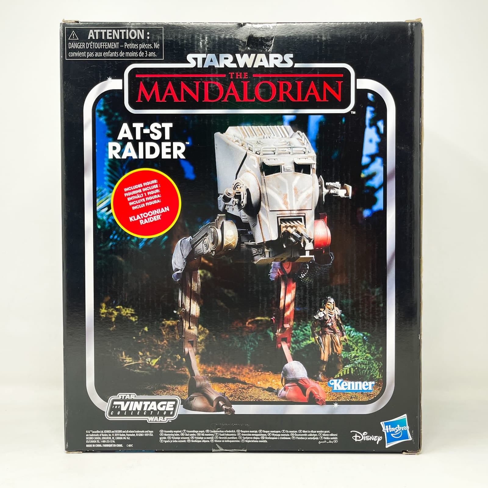 Vintage Hasbro Star Wars Mid Ships VC AT-ST Raider The Mandalorian  - MIB Hasbro Star Wars