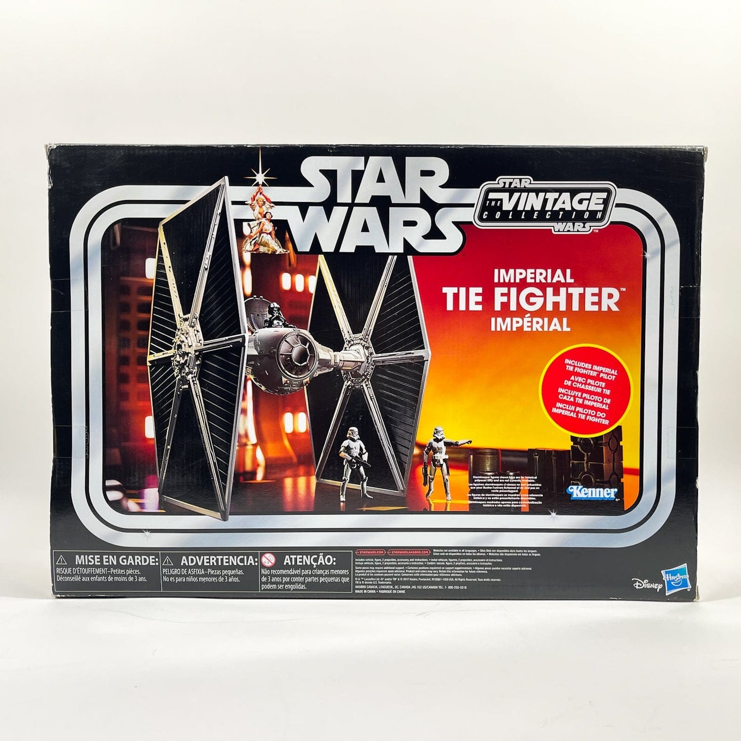 Vintage Hasbro Star Wars Mid Ships VC Imperial Tie Fighter - The Vintage Collection Hasbro Star Wars Vehicle - MISB