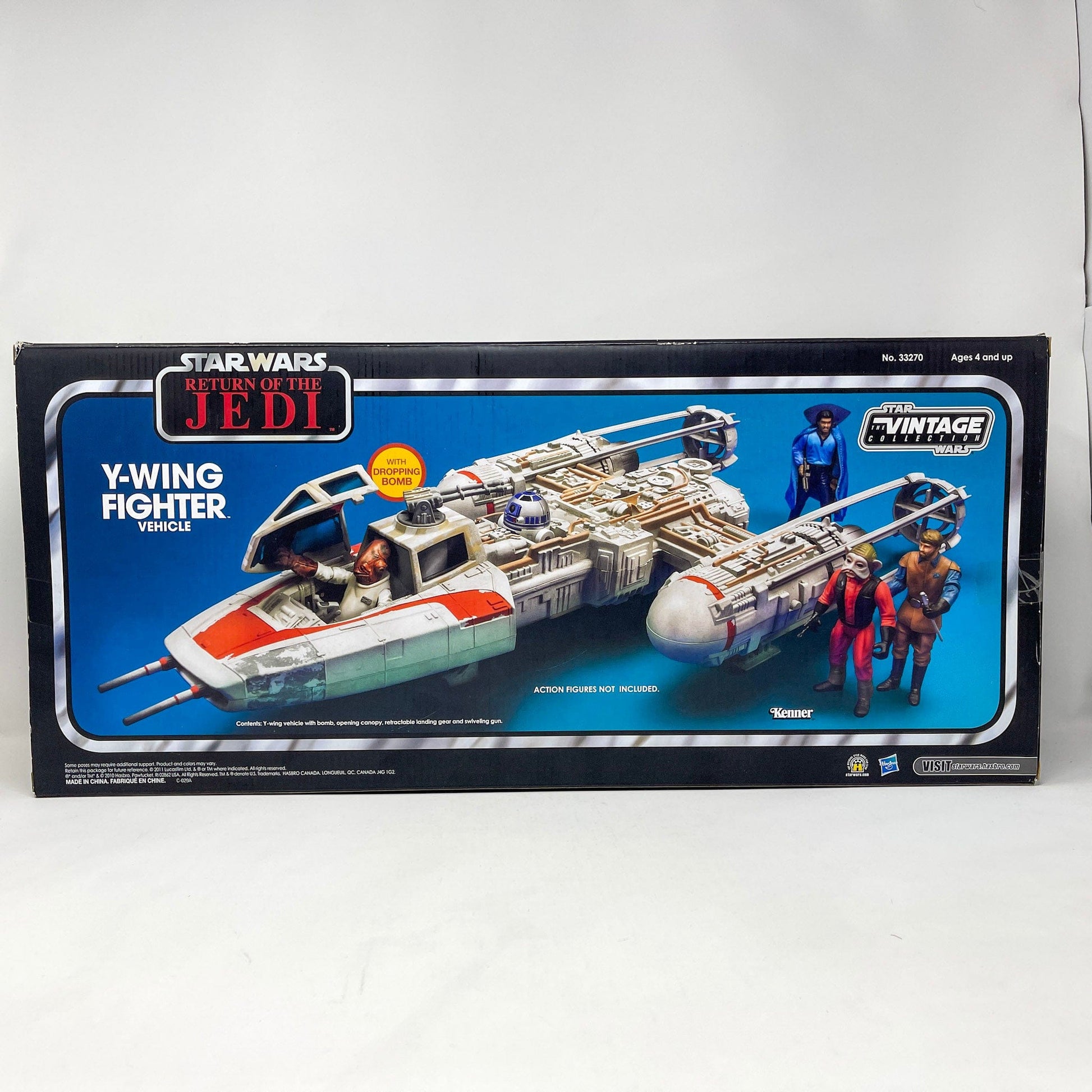 Vintage Hasbro Star Wars Mid Ships VC Y-Wing Fighter (2011) - The Vintage Collection Hasbro Star Wars Vehicle - MISB