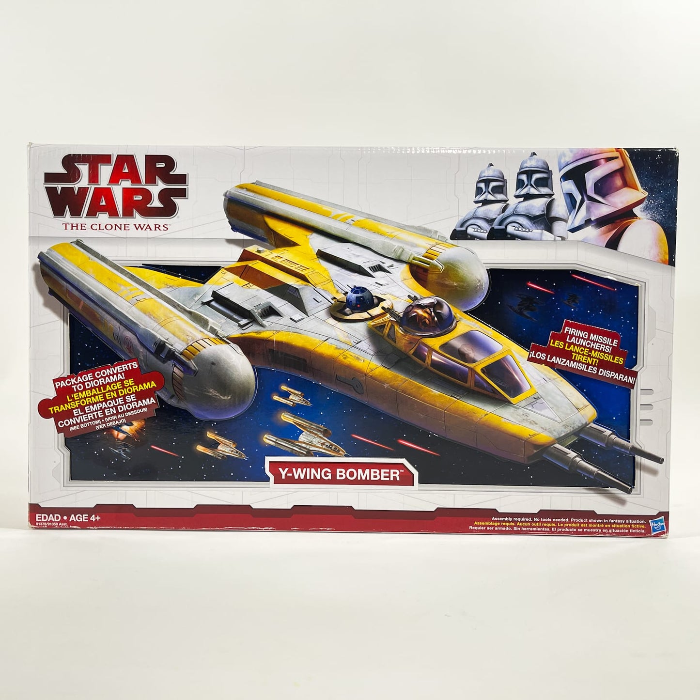 Vintage Hasbro Star Wars Mid Ships Y-Wing Bomber – Hasbro Star Wars The Clone Wars (2009)