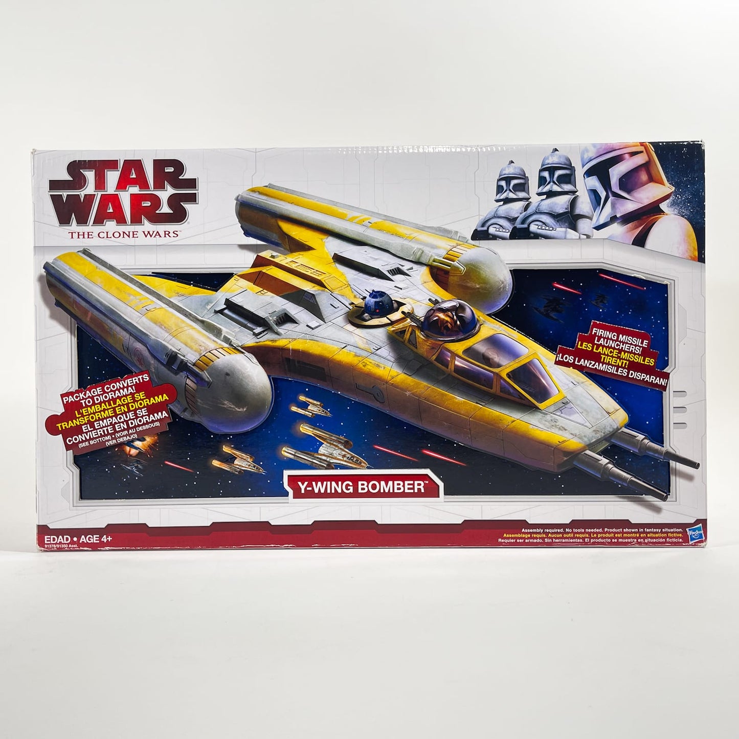 Vintage Hasbro Star Wars Mid Ships Y-Wing Bomber – Hasbro Star Wars The Clone Wars (2009)