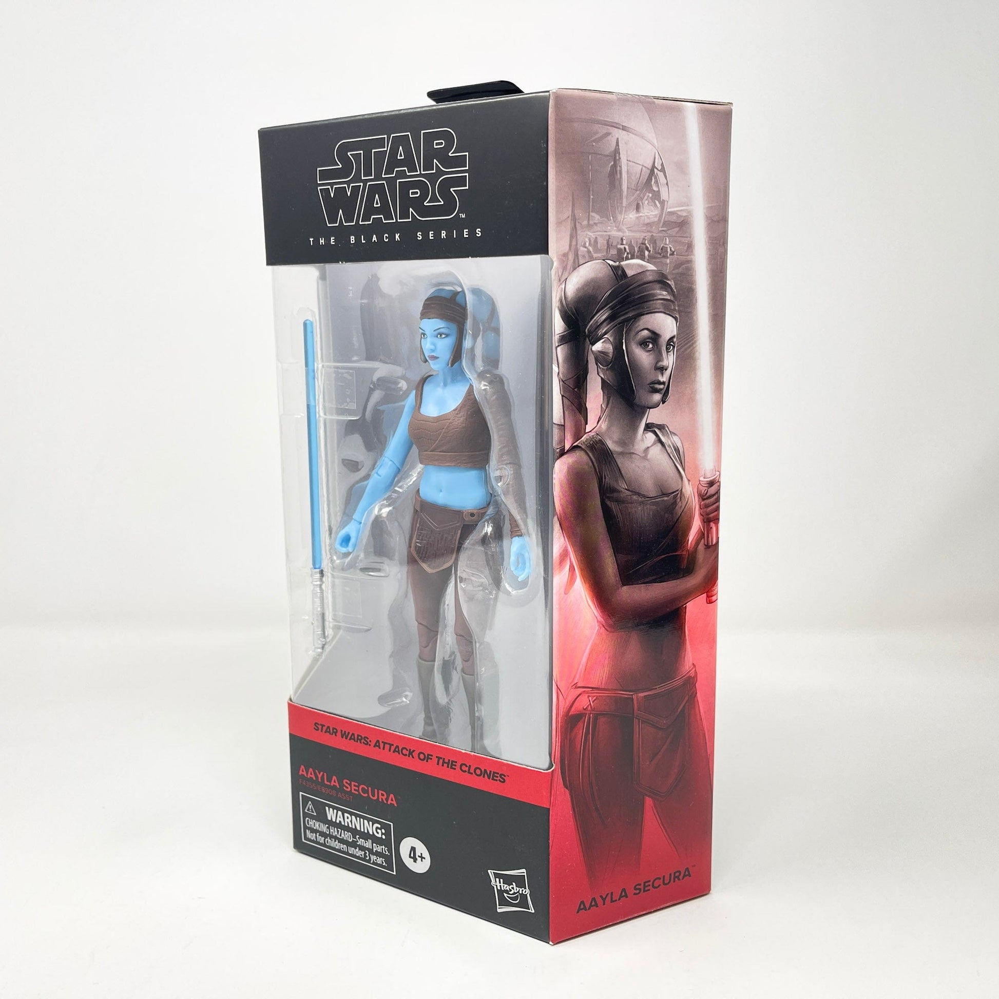 Vintage Hasbro Star Wars Modern MOC Aayla Secura AOTC 03 - Black Series Hasbro Star Wars