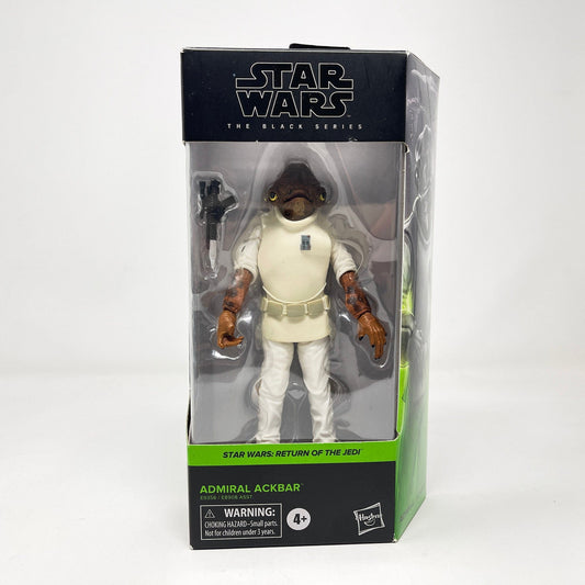 Vintage Hasbro Star Wars Modern MOC Admiral Ackbar - ROTJ 01 - Black Series Hasbro Star Wars Action Figure