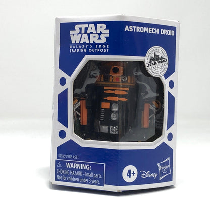 Vintage Hasbro Star Wars Modern MOC Astromech Droid (Black / Orange) with Rocket Boosters - 3.75" Hasbro 2020 Galaxy's Edge Figure