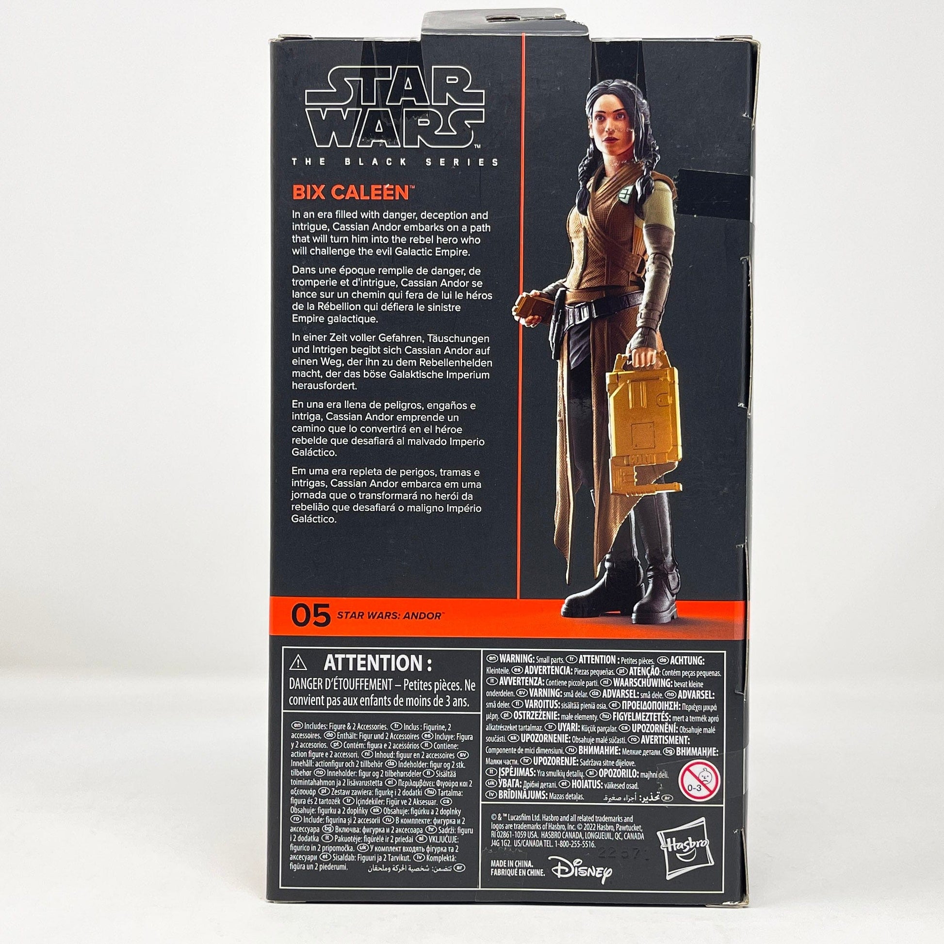 Vintage Hasbro Star Wars Modern MOC Bix Caleen (Andor) AND 05 - Black Series Hasbro Star Wars Action Figure