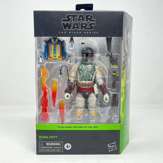 Vintage Hasbro Star Wars Modern MOC Boba Fett (ROTJ - Deluxe) - Black Series Hasbro Star Wars Action Figure