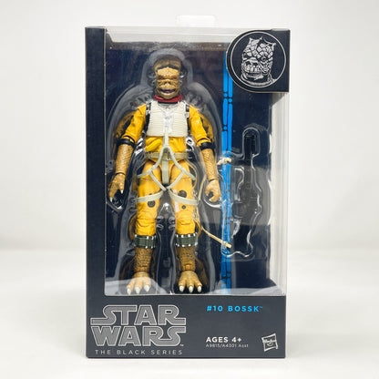 Vintage Hasbro Star Wars Modern MOC Bossk Blue #10 (2014) Blue Line - Black Series Hasbro Star Wars Action Figure