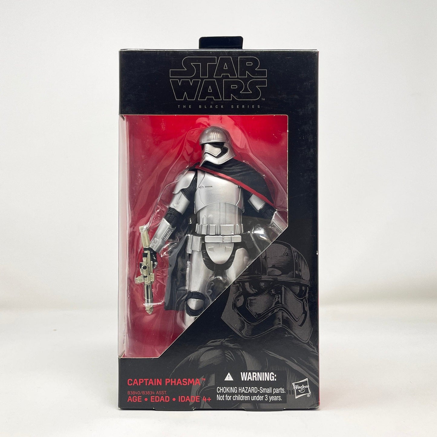 Vintage Hasbro Star Wars Modern MOC Captain Phasma #06 - Black Series Hasbro Star Wars Action Figure