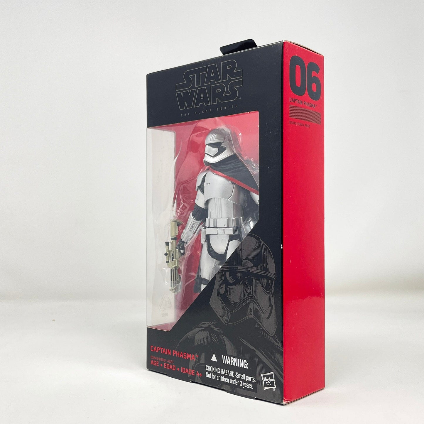 Vintage Hasbro Star Wars Modern MOC Captain Phasma #06 - Black Series Hasbro Star Wars Action Figure