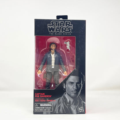 Vintage Hasbro Star Wars Modern MOC Captain Poe Dameron (TLJ) #53 - Black Series Hasbro Star Wars Action Figure