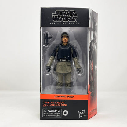 Vintage Hasbro Star Wars Modern MOC Cassian Andor Aldhani Mission (Andor) AND 01 - Black Series Hasbro Star Wars Action Figure