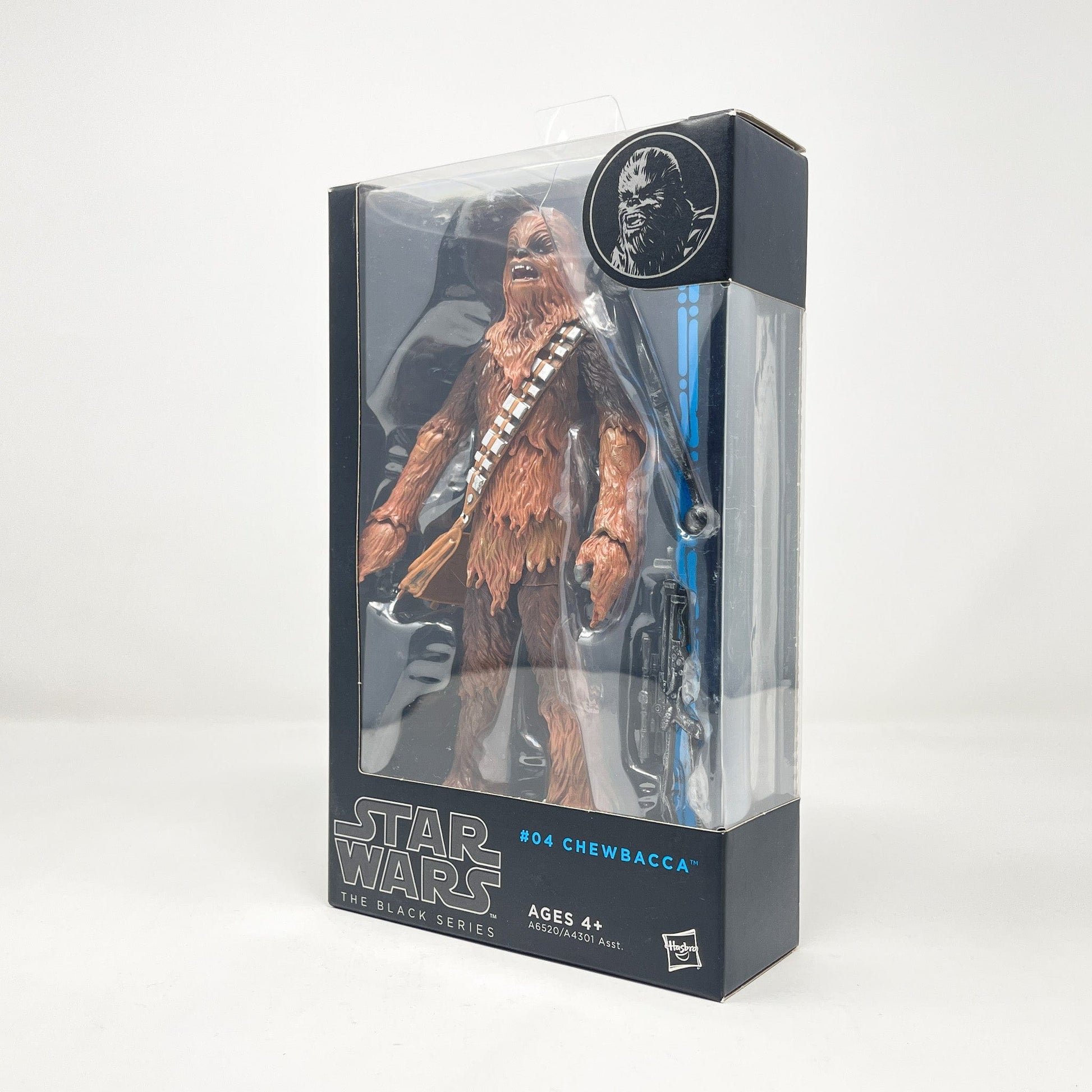 Vintage Hasbro Star Wars Modern MOC Chewbacca #04 (2014) Blue Line - Black Series Hasbro Star Wars Action Figure