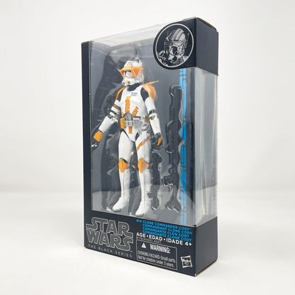 Vintage Hasbro Star Wars Modern MOC Clone Commander Cody Blue #14 (2015) Blue Line - Black Series Hasbro Star Wars Action Figure