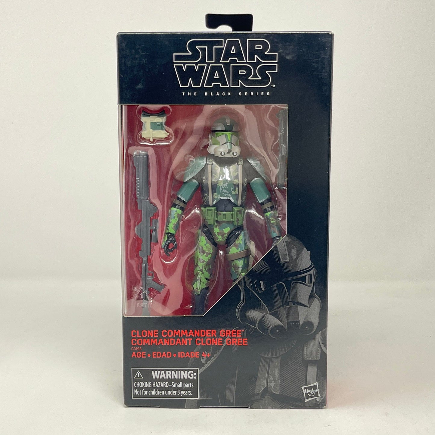 Vintage Hasbro Star Wars Modern MOC Clone Commander Gree (TRU Exclusive) - Black Series Hasbro Star Wars Action Figure