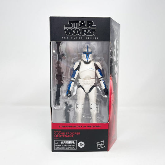 Vintage Hasbro Star Wars Modern MOC Clone Trooper Lieutenant AOTC 01 - Black Series Hasbro Star Wars Action Figure