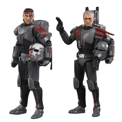 Vintage Hasbro Star Wars Modern MOC Combo Deal: Hunter & Crosshair Bad Batch Black Series