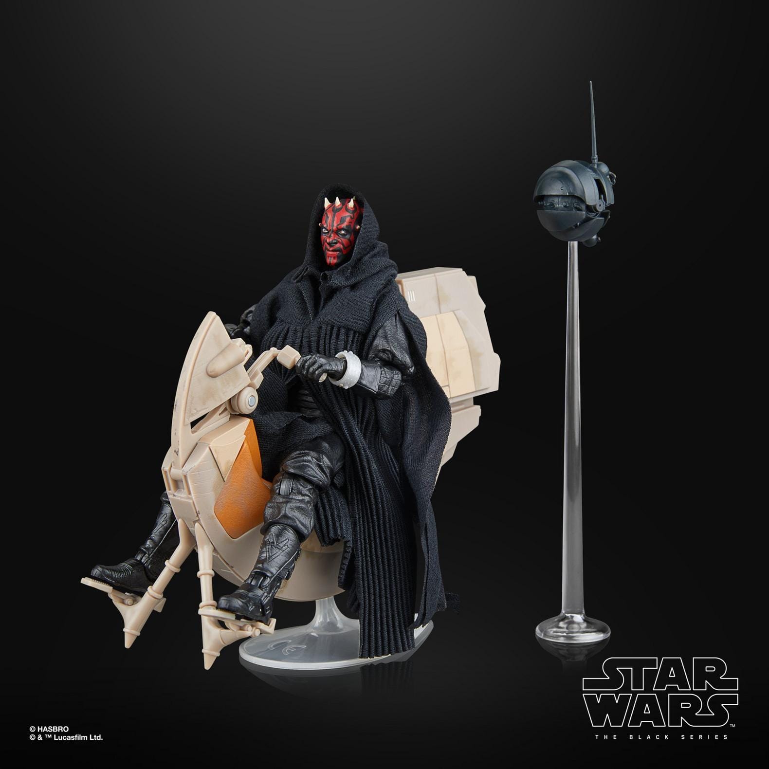 Vintage Hasbro Star Wars Modern MOC Darth Maul & Sith Speeder (SDCC) EP1  - Black Series Hasbro Star Wars