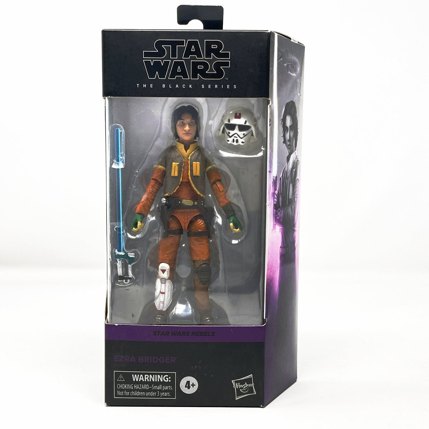 Vintage Hasbro Star Wars Modern MOC Ezra Bridger (Rebels) REB 03 (2020) - Black Series Hasbro Star Wars Action Figure