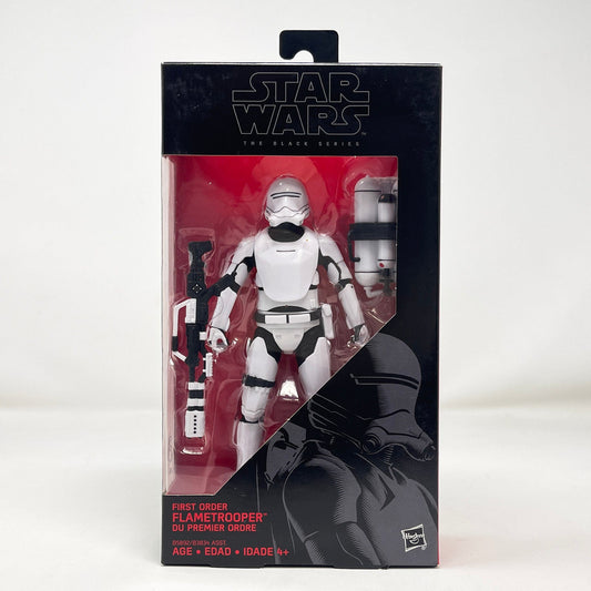 Vintage Hasbro Star Wars Modern MOC First Order Flametrooper #16 - Black Series Hasbro Star Wars Action Figure