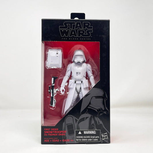 Vintage Hasbro Star Wars Modern MOC First Order Snow Trooper #12 - Black Series Hasbro Star Wars Action Figure