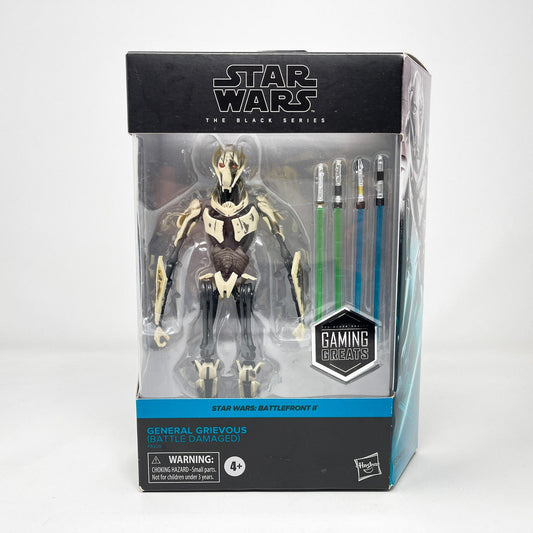 Vintage Hasbro Star Wars Modern MOC General Grievous - Battle Damaged (Deluxe) - Black Series Hasbro Star Wars Action Figure