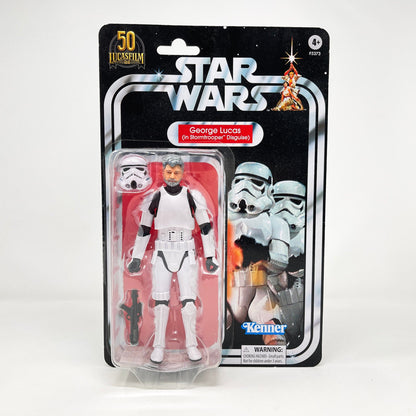 Vintage Hasbro Star Wars Modern MOC George Lucas (Stormtrooper Disguise) - Black Series 50th Hasbro Star Wars Action Figure