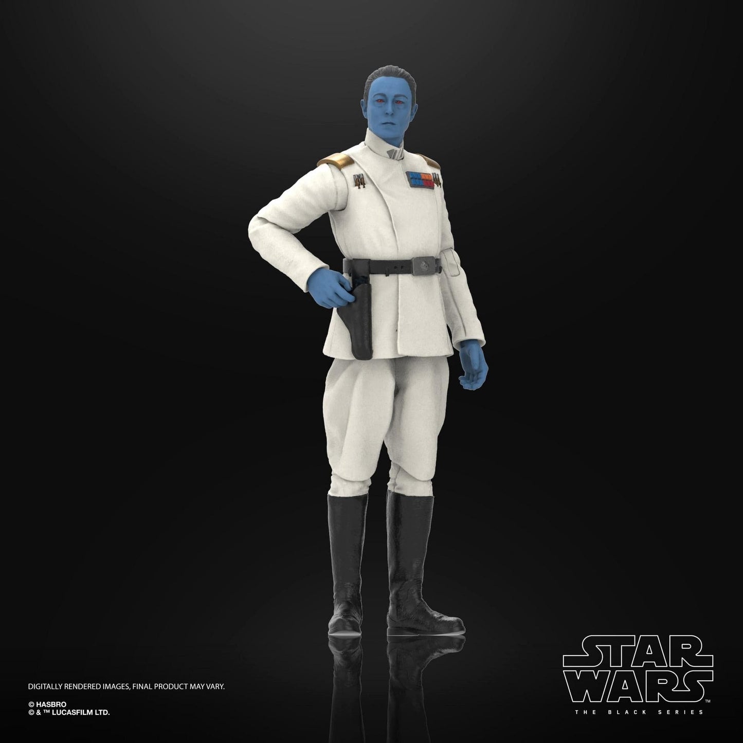 Vintage Hasbro Star Wars Modern MOC Grand Admiral Thrawn (Ahsoka) AHS 12 - Black Series Hasbro Star Wars