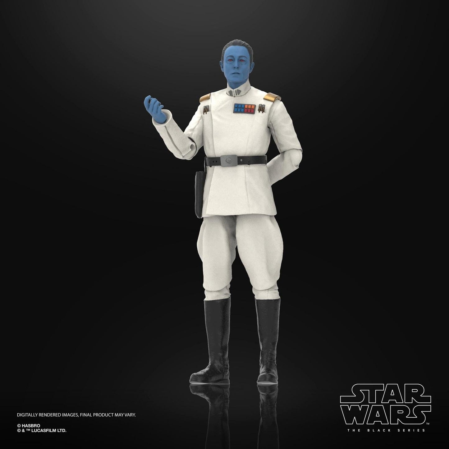 Vintage Hasbro Star Wars Modern MOC Grand Admiral Thrawn (Ahsoka) AHS 12 - Black Series Hasbro Star Wars