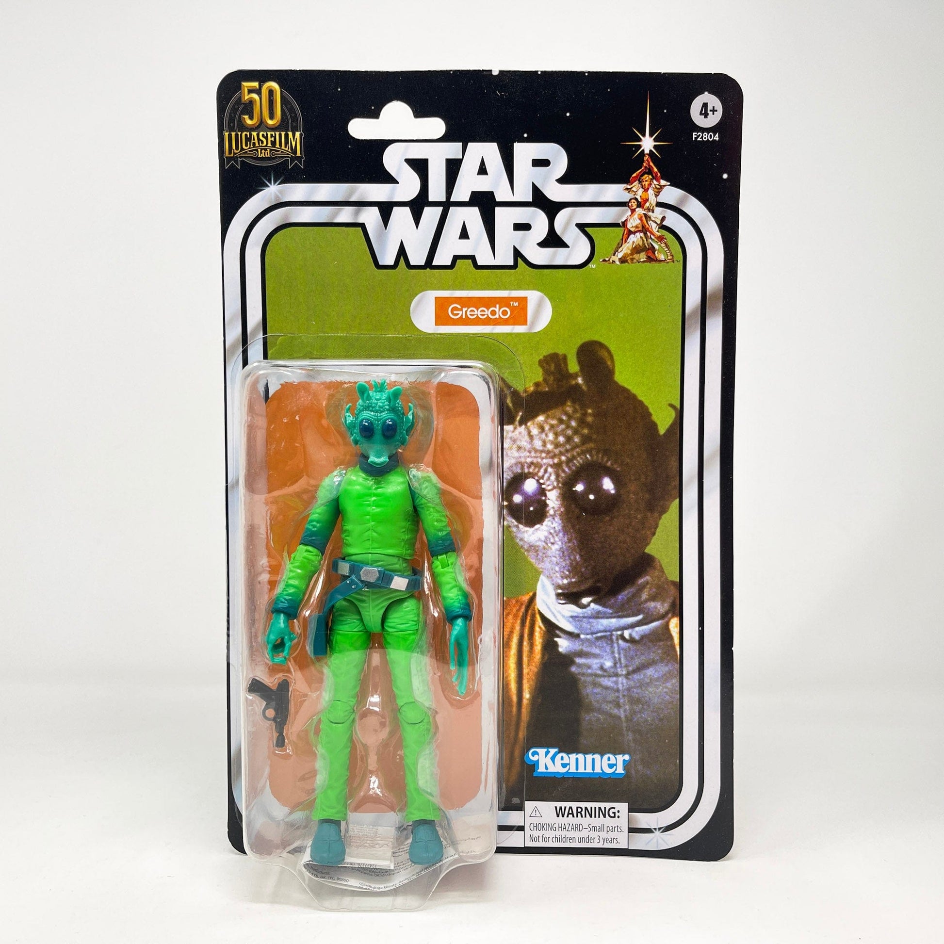 Vintage Hasbro Star Wars Modern MOC Greedo (Kenner) - Black Series 50th Hasbro Star Wars Action Figure