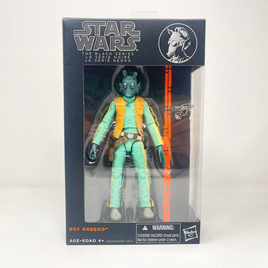 Vintage Hasbro Star Wars Modern MOC Greedo - Orange #07 - Black Series Hasbro Star Wars Action Figure