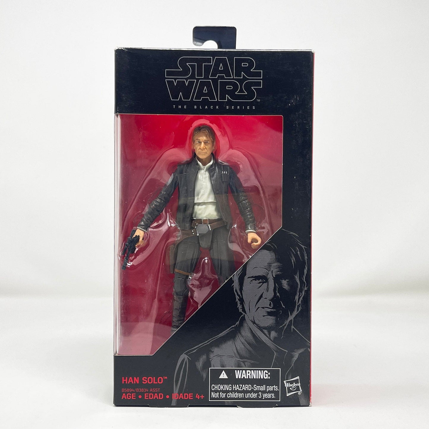 Vintage Hasbro Star Wars Modern MOC Han Solo (TFA) #18 - Black Series Hasbro Star Wars Action Figure