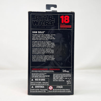 Vintage Hasbro Star Wars Modern MOC Han Solo (TFA) #18 - Black Series Hasbro Star Wars Action Figure