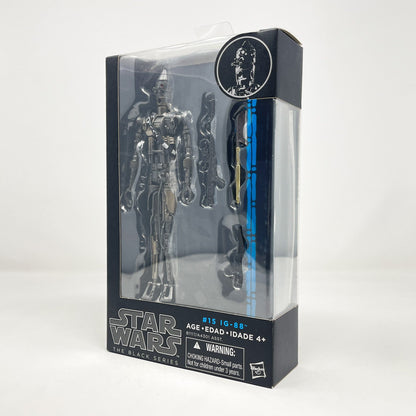 Vintage Hasbro Star Wars Modern MOC IG-88 Blue #15 (2015) Blue Line - Black Series Hasbro Star Wars Action Figure