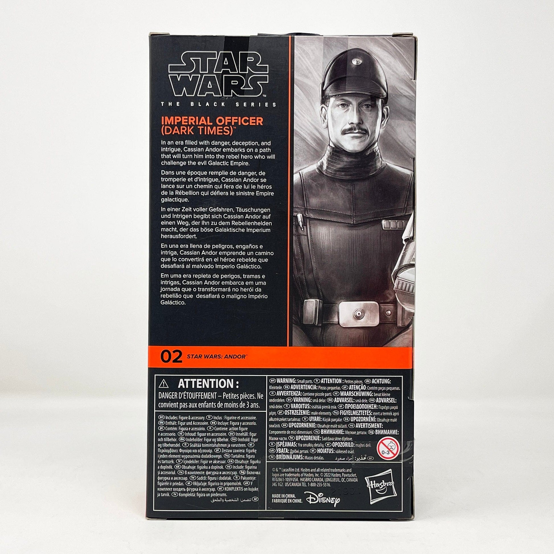 Vintage Hasbro Star Wars Modern MOC Imperial Officer Dark Times (Andor) AND 02 - Black Series Hasbro Star Wars Action Figure