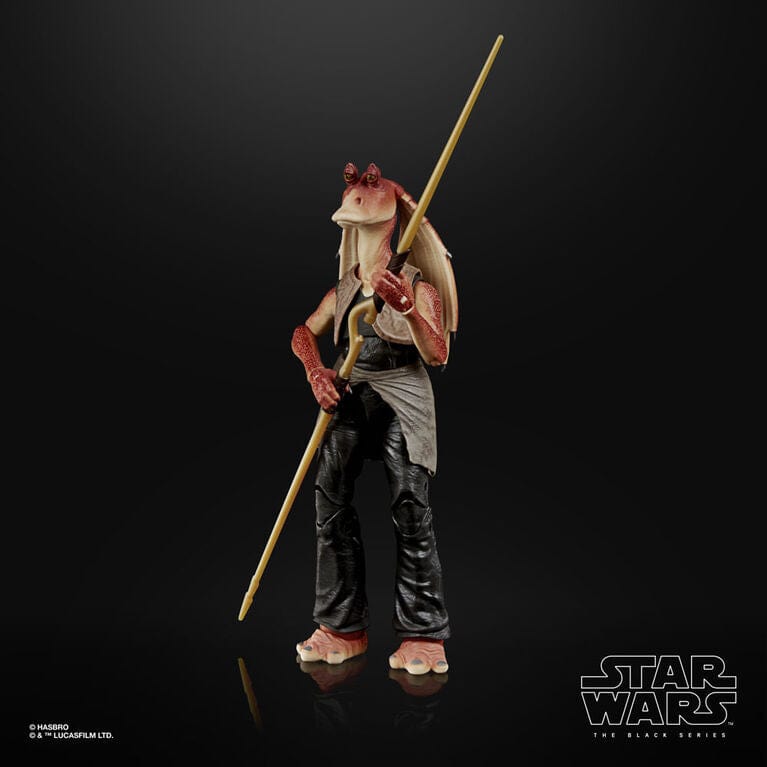 Vintage Hasbro Star Wars Modern MOC Jar Jar Binks (Deluxe) - Black Series Hasbro Star Wars Action Figure