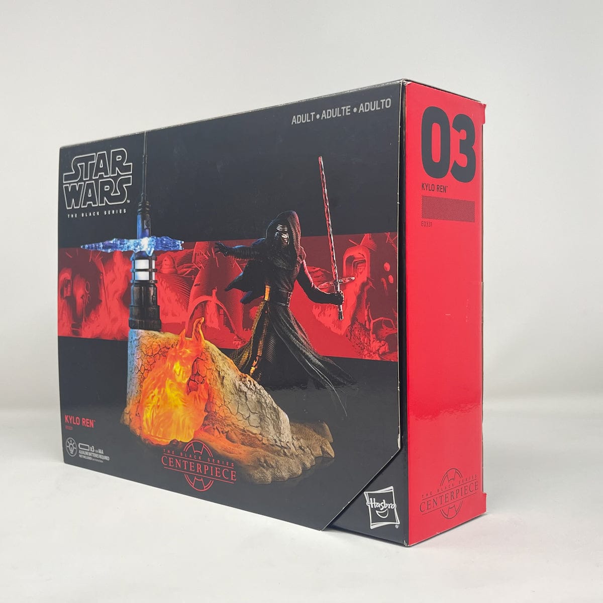 Vintage Hasbro Star Wars Modern MOC Kylo Ren Centerpiece - Black Series Hasbro Star Wars