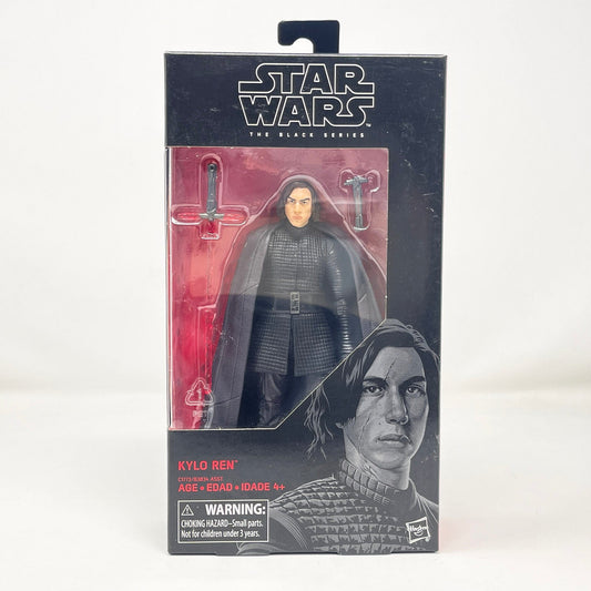 Vintage Hasbro Star Wars Modern MOC Kylo Ren (Last Jedi) #45 - Black Series Hasbro Star Wars Action Figure